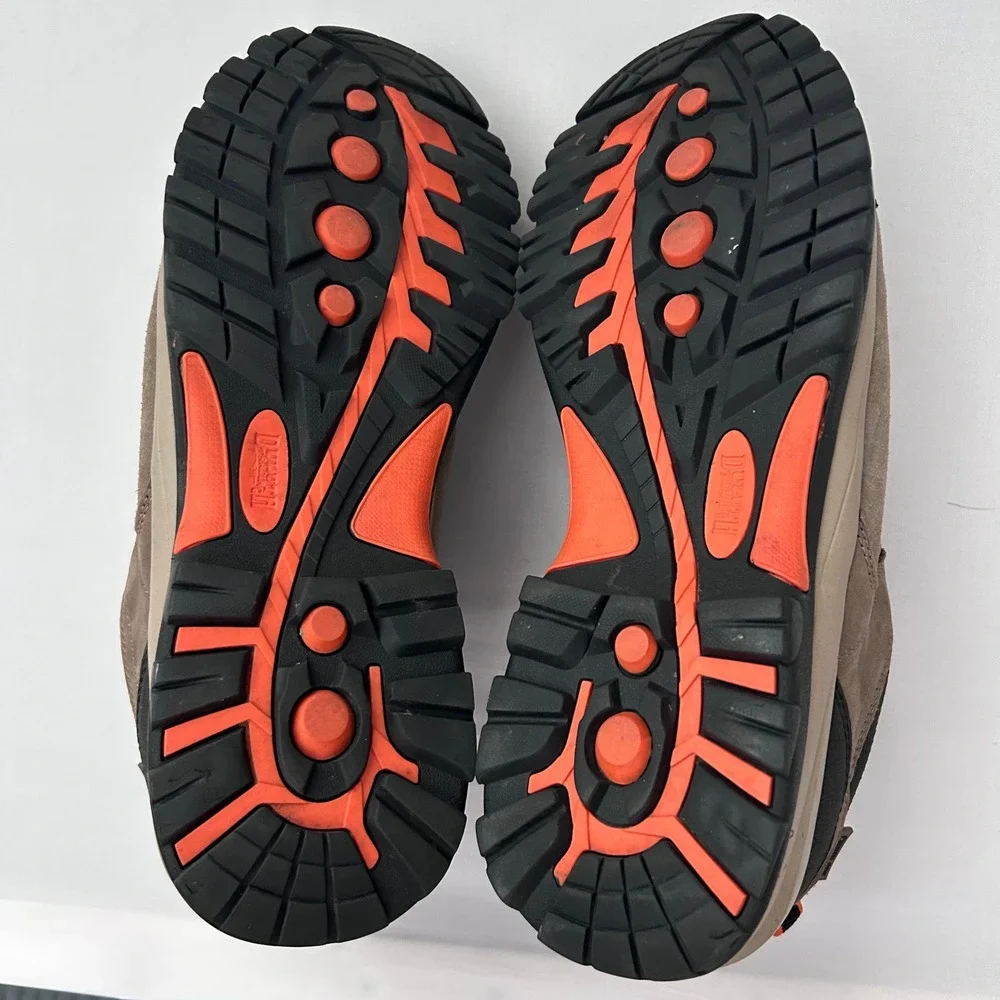 Duluth Trading Jackpine Hiking Shoes Mens 12 Brown Leather Waterproof Trail
